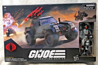 COBRA NIGHT ATTACK 4X4 STINGER & DRIVER Serie Clasificada 120 gi g.i. joe NUEVO Foto 1 de 4