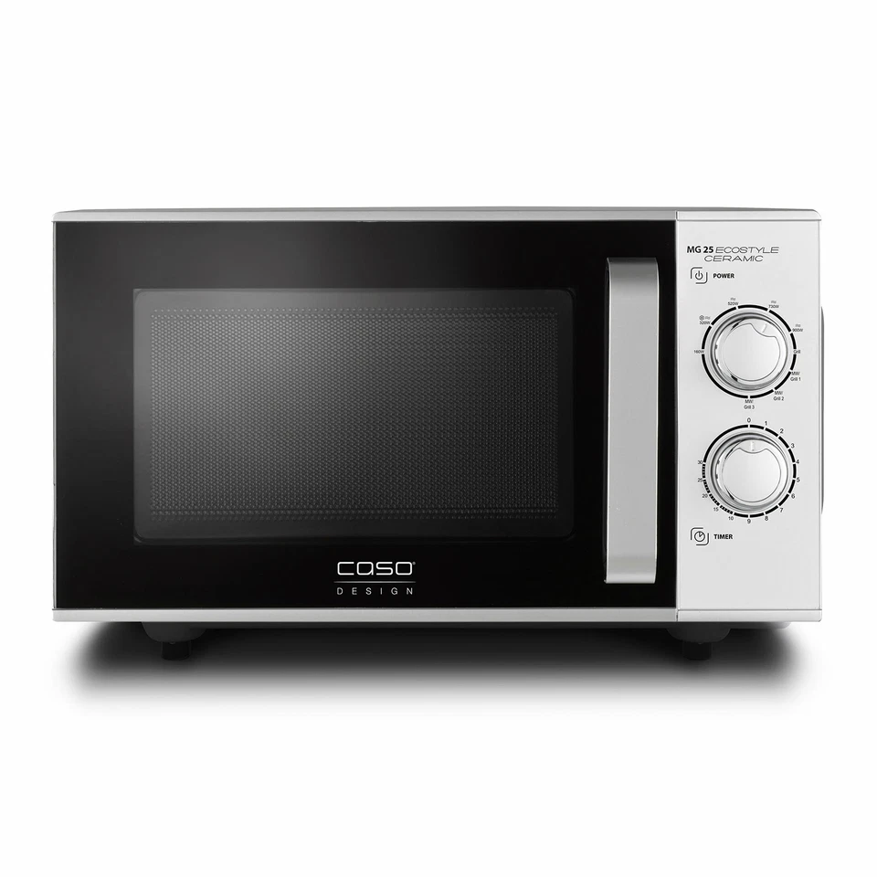 Caso MG 25 Ecostyle Ceramic Mikrowelle Mircowave Keramikboden Grill Timer 1000W - Bild 1 von 4