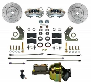 Kit de frenos de disco eléctricos delanteros Mopar C 1965-72 carrocería Leed (D&S; tambor eléctrico) - Imagen 1 de 7