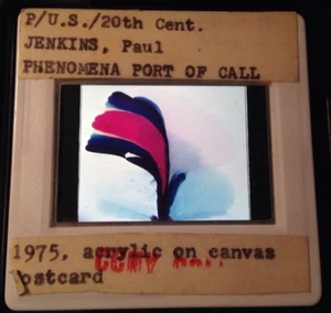Paul Jenkins "Phenomena Port Of Call" 35mm Art Slide Abstract Expressionism - Picture 1 of 3
