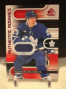 2022-23 SP Game Used Authentic Rookies RC #203 Pontus Holmberg Jersey RC - Picture 1 of 2