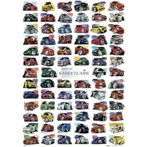 STREETCARS POSTER 76 Amazing Cars RARE HOT NEW 24X36 - Bild 1 von 1