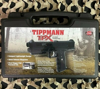 NEW Tippmann TiPX Trufeed Paintball Pistol - Black