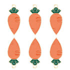 30 Pcs Carrot Pendant Jewelry Making Kit Easter