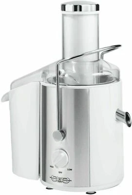 Extractor de Jugos BELLA 700Watts, Blanco con Acero Inoxidable (NUEVO) Foto 1 de 2