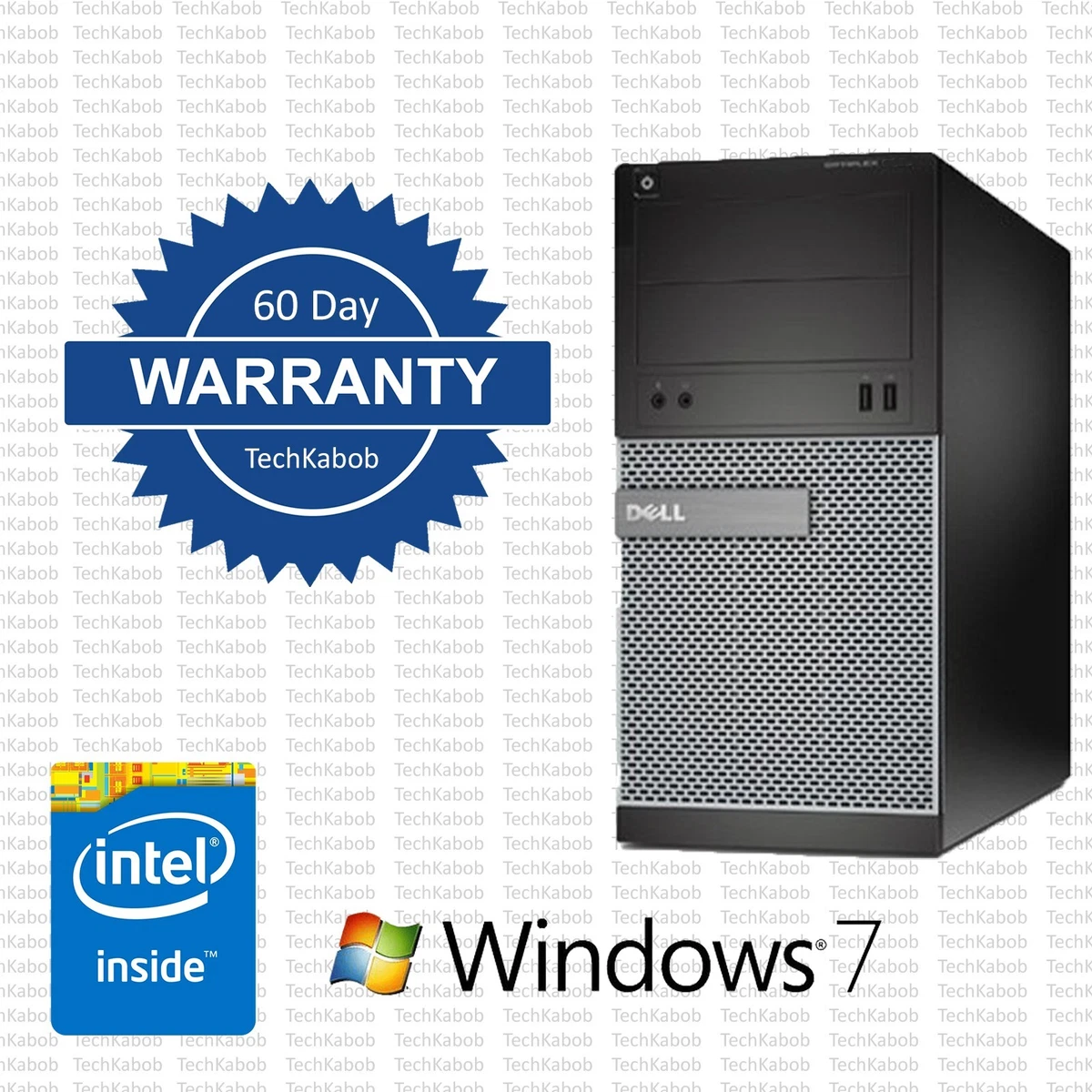 Dell OptiPlex 7010 Windows 7 Intel Core i7 3rd Gen. PC Desktops
