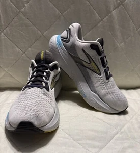 Brooks Glycerin GTS 21 Men’s Size 10 D Med ‘Coconut/iron/yellow’ Running Shoes - Picture 1 of 7