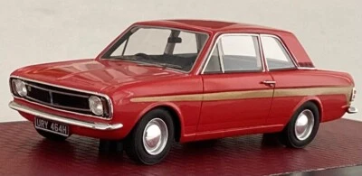 Matrix Models 1966-1970 Ford Cortina Lotus Mk.II. Red. - Image 1 of 4