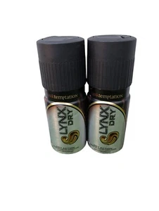 Lynx Dry Dark Temptation 150ml Cans Twist Lid Old Style Discontinued New - Picture 1 of 8