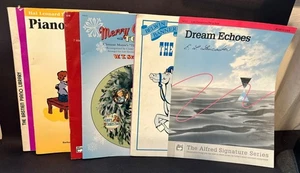 Lot Of 6 Vintage Piano Sheet Music Books By Various Authors - Picture 1 of 6