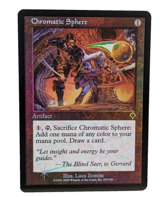 Chromatic Sphere Foil Invasion Magic The Gathering MTG Card Holo Artifact TCG - Image 1 of 4