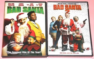 Holiday Comedy DVD Lot - Bad Santa & Bad Santa 2 (1 Used, 1 New) - Picture 1 of 1