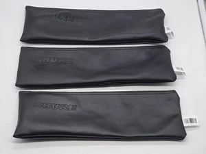 3 bolsas de micrófono de mano inalámbrico Shure con cremallera 13"x4" - Imagen 1 de 12