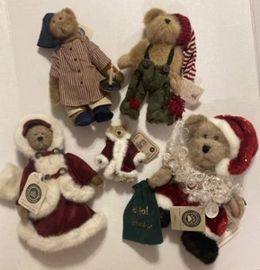 Boyds Bears ERNIE ELFBEARY, KRINGLE, EBENEZER S & MRS FEZZIWIG Jodi Bear, MOHAIR - Bild 1 von 16