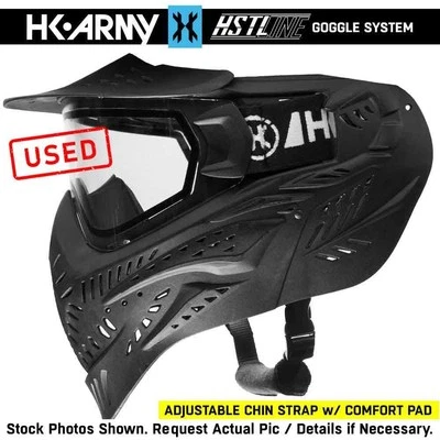 CLEARANCE HK Army HSTL Occhiali Termici Doppio Pannello Paintball Maschera - Nero - Immagine 1 di 4