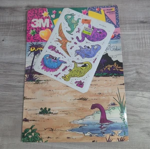 Adesivi Dinosauri Vintage DINORAMA FUN STUFF Play Set Made In USA - Foto 1 di 11