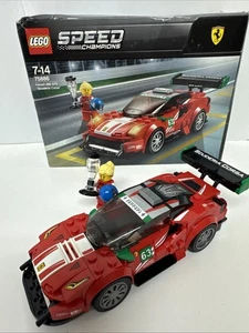 LEGO Speed Champions Assembled Ferrari 488 GT3 Scuderia Corsa 75886 Race Car - Picture 1 of 8