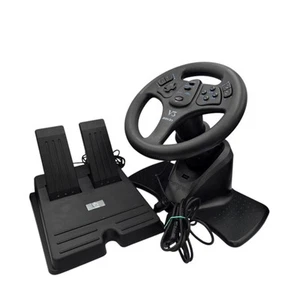 Interact V3 Steering Wheel + Pedals Play Station One PS1 & N64 Nintendo 64 Works - Picture 1 of 16