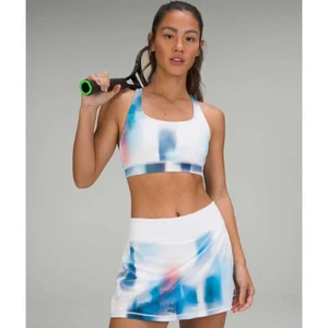 Lululemon Pace Rival Mid-Rise Skort Watercolor Print Size 8 - Picture 1 of 9