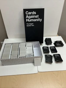 Cards Against Humanity The Bigger Blacker Box w/CAH game and 5 expansion packs! - Picture 1 of 21
