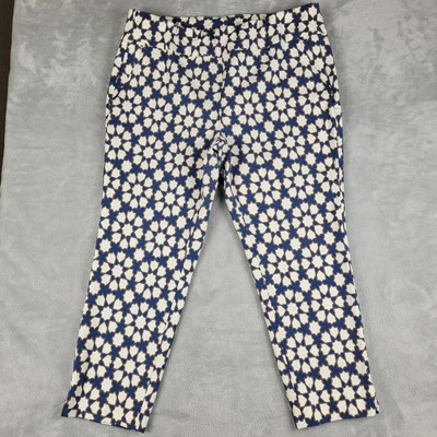 Soft Surroundings Pants Superla Stretch Pull On Mosaic Skinny Petite Size Large - Image 1 of 4