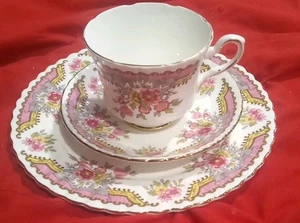 Regency Royal Stafford Bone China Dessert Cup And Saucer Set With Plate - Picture 1 of 14