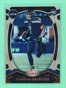 2021 Panini Certified D'Wayne Eskridge #119 Mirror Bronze Rookie Card /249 - Picture 1 of 2