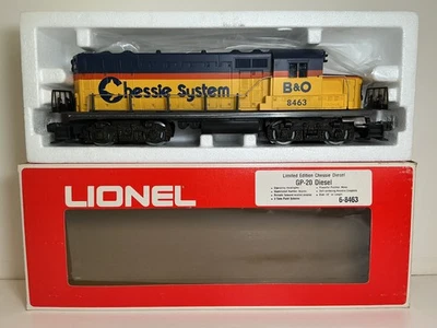 Lionel 8463 Limited Edition Chessie  GP20 Diesel Locomotive  In Original Box - Image 1 of 4