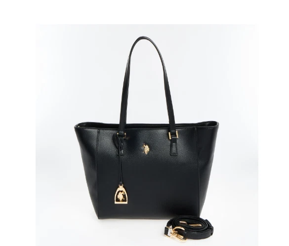 US POLO ASSN Negro Jones Shopper Hombro Bolso - Imagen 1 de 3