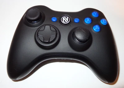Microsoft Xbox 360 SCUF Gaming Wireless Controller Envy NV Blue Black Tested - Image 1 of 4