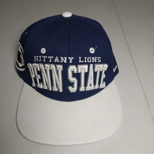 Penn State Nittany Lions SnapBack Hat CapbWool Blend Zephyr Green Under Brim Vtg - Picture 1 of 10