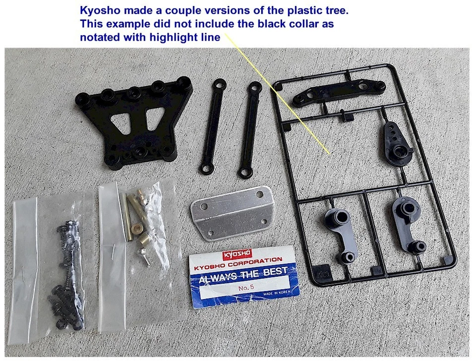 Vintage RC Car Kyosho Sandmaster Outrage Tracker Parts Bag from kit Bag#5 New #2 - Image 1 of 1