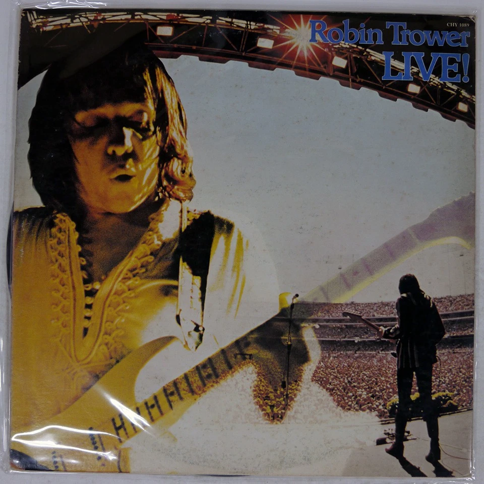 ROBIN TROWER ROBIN TROWER LIVE! CHRYSALIS CHY1089 Japan INSERT VINYL LP Foto 1 de 1