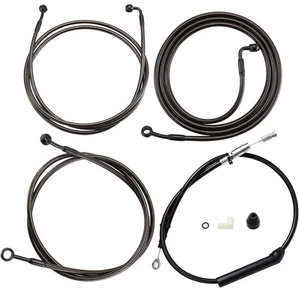 MoKitDora 12"Handlebar Cable Kit Brake Lines Oil Hose Upper Clutch Cable 2020-23 - Foto 1 di 7