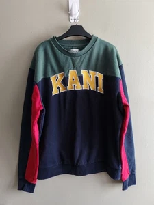 Karl Kani Herren Sweatshirt Vintage Pullover Gr. Medium College Colourblock - Bild 1 von 10