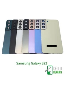 Back Glass Cover replacement for Samsung S22 and S22 Plus with Camera Lens - Picture 1 of 18