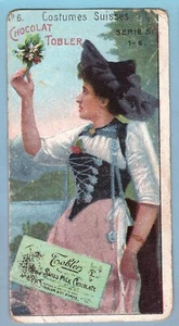 TC0049 Trade Cards: Cacao Tobler Serie 5 - Costumes Suisse - n.5 - Foto 1 di 1