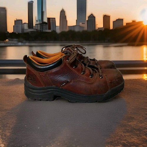 ✅Stivale da Lavoro Timberland PRO Titan Oxford 63189 Donna 6.5 Marrone ASTM Punta di Sicurezza