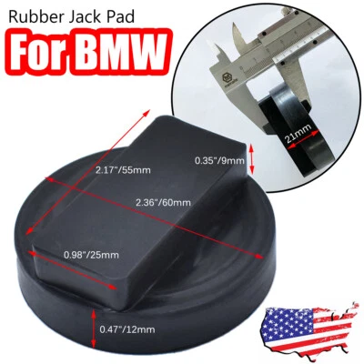 Rubber Jacking Point Jack Pad Adaptor For BMW 3 4 5 Series E46 E39 E90 E60 Auto - Imagem 1 de 4