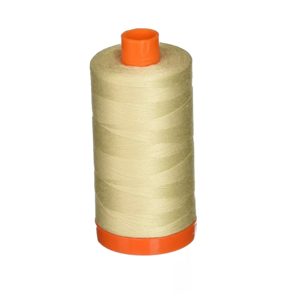 Aurifil Mako Cotton Thread Solid 50wt 1422yds Light Beige - Image 1 of 1