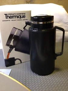 CROWN CORNING THERMIQUE 1 QUART THERMAL SERVER, MADE IN JAPAN - Picture 1 of 12