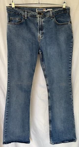 OLD NAVY..MID RISE..DISTRESSED..DENIM..BOOT CUT..JEANS..WOMEN 12 - Picture 1 of 4