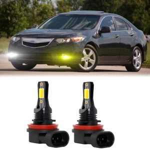 For Acura TSX 2009-2014 Combo LED Fog Light Bulbs KIT Yellow White 3500K 6000K - Picture 1 of 11