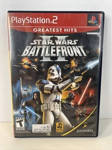 PS2 Star Wars: Battlefront II (PlayStation 2, 2005) Complete CIB PS2 Clean Disc - Picture 1 of 3