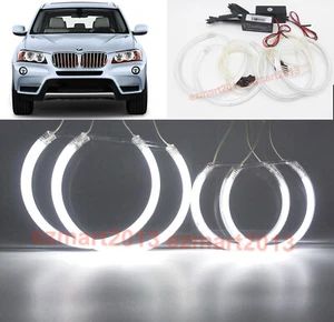 CCFL halo ring for BMW X3 F25 10-14 halogen headlight Demon eye lamp Corona DRL - Picture 1 of 21