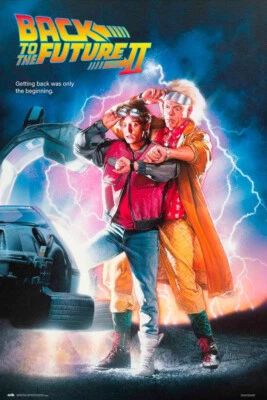 MOVIE POSTERS USA Back To The Future II - Movie Poster (Regular - Sans Credits) (Size: 24" x 36")