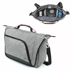 Messenger Camera Bag w/ Customizable Dividers and Weather Resistant Bottom - Picture 1 of 7