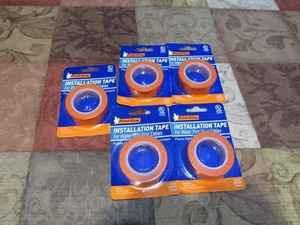5 ROLLS Frost King 3/4 in. x 7 mil x 22 ft. ORANGE HEAT CABLE INSTALLATION TAPE - Picture 1 of 4