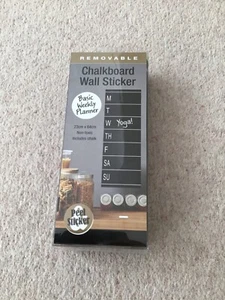 Weekly Planner Memo Board Chalkboard Adhesive Sticker Wall Decal Removable New - Picture 1 of 2