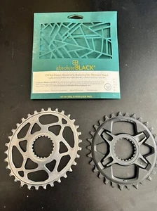 CATENA OVALE NERA ASSOLUTA PER SHIMANO, 12 velocità 32T e 30T Shimano XT rotonda - Foto 1 di 9